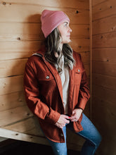 Load image into Gallery viewer, Cozy Cabin Shacket - Rust