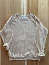 Load image into Gallery viewer, Cozy Cabin Waffle Sweater - Sand